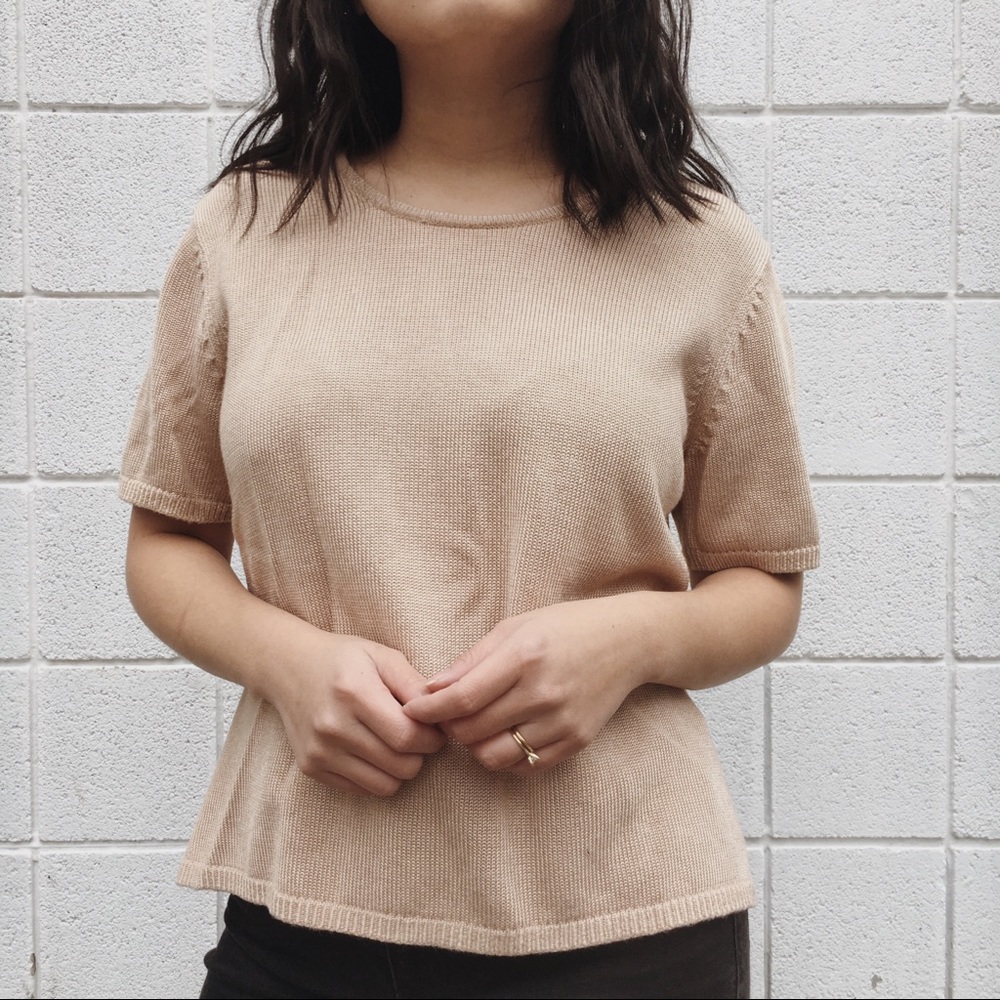 TALBOTS SHINY TEE